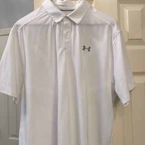 Under Armour Large White Polo